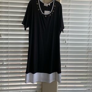 NWT Quacker Factory color block dress
